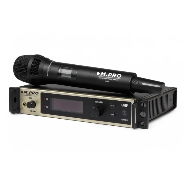 میکروفون بیسیم دو کانال UHF مدل M.PRO 5GAA-1K