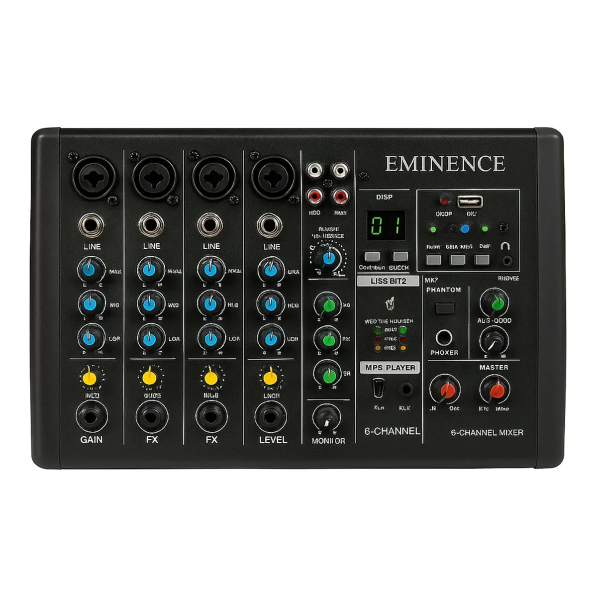 پاورمیکسر Eminence مدل 6 کانال