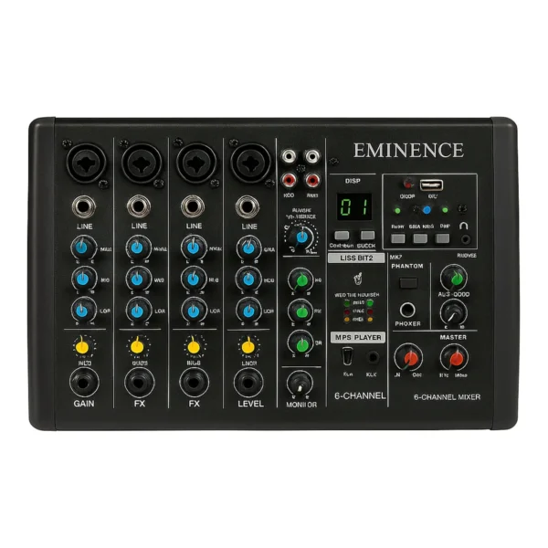 پاورمیکسر Eminence مدل 6 کانال