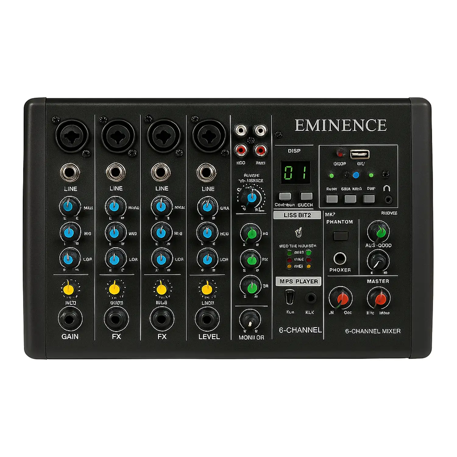 Eminence پاورمیکسر Eminence مدل 6 کانال