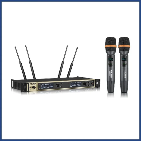 میکروفون بیسیم 2 کانال دستی UHF مدل MPRO G5AA-1K