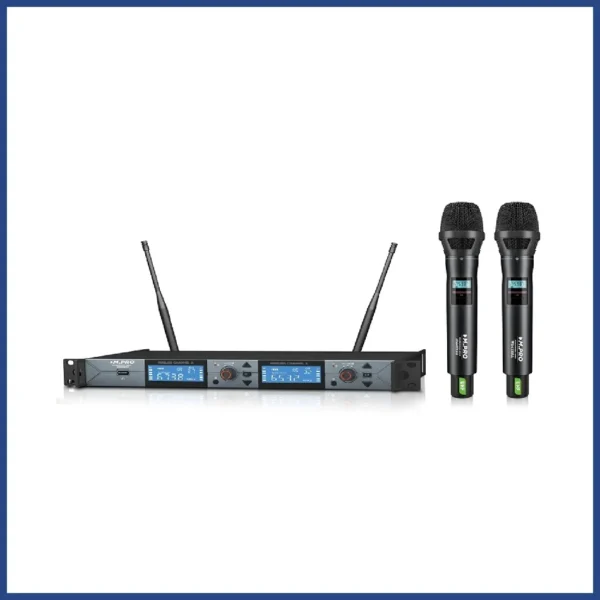 میکروفون بیسیم 2 کانال دستی UHF مدل MPRO WM4300AA